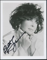 Elisabeth Taylor (1932-2014) Színésznő Aláírása Az őt ábrázoló Fotón. Bruce Weber Fotója  / Autograph Signature 20x25 Cm - Autres & Non Classés