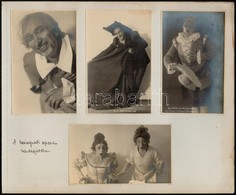 1928 A Salzburgi Játékokon Résztvevő Leningrádi Operastúdió (vezető: Boris Assafjew) Vendégjátékáról Készült 7 Db Fotó E - Sonstige & Ohne Zuordnung