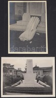 1941 Szabadka, Jovan Nenad Ledöntött Szobra, 2 Db Fotó, Hátoldalon Feliratozva, 8,5×6 Cm / Subotica, Demolished Statue O - Autres & Non Classés