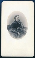 Cca 1850 Ismeretlen Nő Országh Antal (1818-1878) Fényképész Címkével Jelzett Fotója / Antal Orszagh, Paris. Photo Of An  - Autres & Non Classés