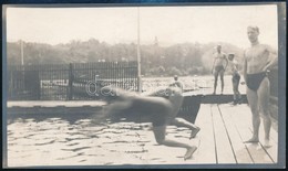 1912 A Start Pillanata Az úszóedzés A Stockholmi Olimpián, Fanny Durack (1889-1956) Ausztrál úszónő, A 100 M Mellúszás K - Sonstige & Ohne Zuordnung