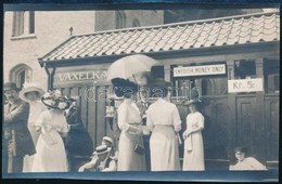 1912 A Stockholmi Olimpiai Stadion Pénztára és A Nyitásra Váró Közönség, Fotó, 8×14 Cm - Autres & Non Classés