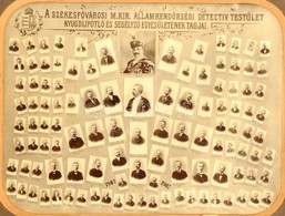 1907 A Székesfővárosi M. Kir. államrendőrségi Detectiv Egyesület Nyugdíjpótló és Segélyező Egyesületének Tagjai, Nagymér - Autres & Non Classés