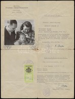 1944 Svéd Követség Kétnyelvű Menlevele Család Részére  Per Anger Követségi Titkár, Wallenberg Munkatársának Aláírásával  - Sonstige & Ohne Zuordnung