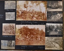 1922-1933 Cserkész Fotóalbum Sok Fotóval,, Köztük Az 1933-as Jamboree-n Készült Felvételekkel, 153 Db Különböző Méretű F - Padvinderij