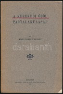 Kogutowicz Károly: A Kerekedi öböl Partalakulásai. Bp.,1907, Hornyánszky Viktor-ny., 24 P.+III T.+1 Térkép Melléklet. Ki - Other & Unclassified