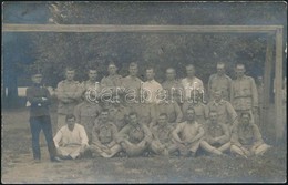 1914 Lugos, Katonai Tanítói Gárda Football Csapata Fotólap / Military Teachers Football Team - Non Classés