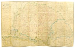 Carte Générale Des Postes Du Royaume De Hongrie Y Compris La Transylvanie, L'Esclavonie, La Croatie Avec Une Partie Des  - Other & Unclassified