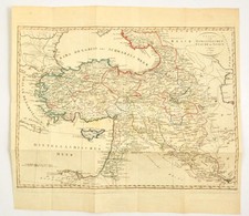 Charte Vom Osmanischen Reiche In Asien. Prag 1811 Határszínezett Rézmetszet / Map Of Turkey In Asia. Etching. 39x29 Cm - Autres & Non Classés