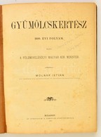 1899 Gyümölcskertész. IX. évf. 1-24. Szám. Teljes évfolyam. Szerk.: Rudinai Molnár István. Bp.,1899, Athenaeum, VIII+1 T - Non Classés