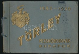 Törley Pezsgőborgyár Budafok 1880-1930. Bp.,(1930), Törley Pezsgőborgyár, (Monostory György-ny.), 32 Sztl. Lev. 51 Fényk - Zonder Classificatie