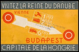 Cca 1935 Budapest Turista Kiadvány Francia Nyelven / Budapest Tourist Booklet In French 20p. 13x9 Cm - Non Classés