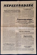 1956 Népszabadság I. évfolyam 1. Szám. - Ohne Zuordnung