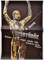 1981 Varga László (1930-): Üvegtörők, Angol Zenés Film Plakát, Rendezte: Brian Gibson, Hajtásnyommal, 58x42 Cm  / Breaki - Autres & Non Classés