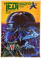 1984 Helényi Tibor (1946-2014): A Jedi Visszatér (A Csillagok Háborúja VI.) Filmplakát, Hajtásnyomokkal, Hajtásnál Apró  - Sonstige & Ohne Zuordnung