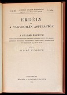 Jancsó Benedek: Erdély és A Nagyromán Aspiráció. A Szabad Lyceum Tudományt és Ismeretet Terjesztő Társaság 1916/17. évi  - Sin Clasificación