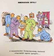 Byssz Róbert Sportkarikaturái. Bp., 1932, Kalász-ny.,2 P.+50 T.+ 2 P. Kiadói, Zsínórral Füzött Egészvászon-kötés. Számoz - Ohne Zuordnung