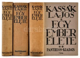 Kassák Lajos: Egy Ember élete. Önéletrajz. I-II. Rész. 1-8. Kötet. (3 Kötetbe Kötve). 1.: Gyermekkor. 2.: Kamaszévek. 3. - Unclassified