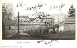 T2 1905 Balatonberény, Vasútállomás. Fischl Jakab és Fia Kiadása / Bahnhof / Railway Station - Sin Clasificación