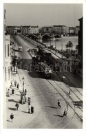 ** T1 Budapest II. Margit Híd Budai Hídfője A Margit Körúttal, Villamosok. Photo - Ohne Zuordnung