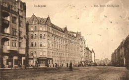 T2/T3 1912 Budapest XI. Budai Szent Imre Kollégium A Fehérvári úton (ma Bartók Béla út 17-19.), Szent Gellért Gyógyszert - Non Classés