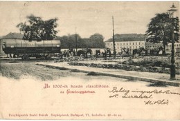 T2/T3 1901 Budapest XIII. Eisele-gépgyár (később Láng-gépgyár), 1000. Kazán Elszállítása. Szabó Fivérek Fényképészek Kia - Non Classés