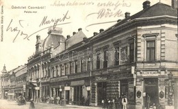 T2 1905 Csorna, Palota Sor, Klein Vilmos üzlete. Martincsevics Károly Kiadása - Non Classés