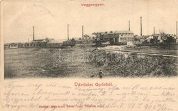 T2/T3 1902 Győr, Vagongyár. Mandausz János Kiadása  (EK) - Ohne Zuordnung