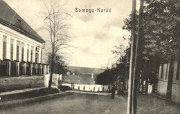 T2/T3 1908 Karád, Somogy-Karád; Utcakép és üzlet. Kenesi Lajos Kiadása (EK) - Ohne Zuordnung