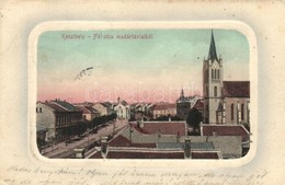 * T2/T3 1918 Keszthely, Fő Utca, Templom. Gál Testvérek Kiadása (EK) - Ohne Zuordnung