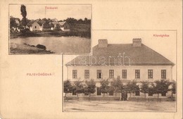T2/T3 1911 Pilisvörösvár, Községháza, Tó (EK) - Ohne Zuordnung