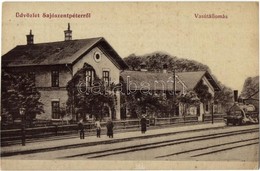 ** T2/T3 Sajószentpéter, Vasútállomás. 778. / Bahnhof / Railway Station (EK) - Ohne Zuordnung