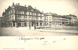 T2 1898 Szeged, Tisza Part Környéke, Kátai László és Szinger Her. és Fia üzlete - Ohne Zuordnung