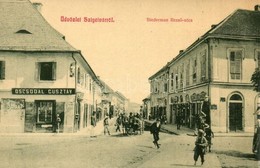 * T1/T2 Szigetvár, Biederman Rezső Utca, Rechnitzer Sándor és Oscsodál Gusztáv üzlete. Kiadja Corvina 2629. (W.L.?) - Ohne Zuordnung