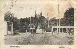 * T2/T3 1914 Szombathely, Kálvária, Villamos A Végállomáson (remiz) (Rb) - Ohne Zuordnung