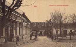 T2 1909 Vác, Kossuth Tér, Műcsarnok-kávéház, Szefcsek János, Tromp Károly és Dick Antal üzlete. B.M. és Tsa 728. (W.L.?) - Ohne Zuordnung