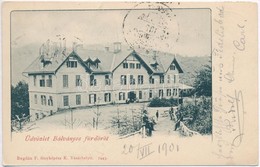 T2 Bálványosfürdő, Fürdő Szálloda. Bogdán F. Fényképész / Spa Hotel - Ohne Zuordnung