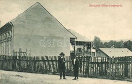 T2 Bihardiószeg, Diosig; Utcakép Villával. Deutsch Ferenc Kiadása / Strassenbild / Street View With Villa - Non Classés