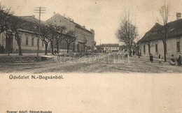 ** T2/T3 Boksánbánya, Németbogsán, Bocsa; Utcakép. Rosner Adolf Kiadása / Street View  (EK) - Ohne Zuordnung