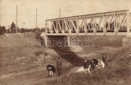 T2 1912 Csene, Cenei; Vasúti Híd / Railway Bridge, Photo - Ohne Zuordnung