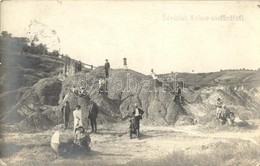 T2 1911 Kolozs-sósfürdő, Baile Cojocna; Sósfürdő, Kirándulók / Spa, Salt Rocks, Bath, Hikers. Photo - Ohne Zuordnung