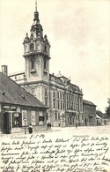 T2 1904 Kolozsvár, Cluj; Vármegyeház, Jakner József Cipész üzlete / County Hall, Shoemaker Shop - Zonder Classificatie