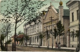 T2/T3 Lugos, Lugoj; Izraelita Templom, Zsinagóga. Héber Felirat. Szidon József Kiadása / Synagogue. Hebrew Writing - Zonder Classificatie