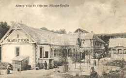 T2/T3 1912 Málnásfürdő, Malnas Bai; Albert Villa, Polixena étterem. Gyulai Ferenc Kiadása / Villa And Restaurant  (EK) - Non Classés