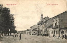 * T2/T3 1912 Marosvásárhely, Targu Mures; Deák Ferenc Utca, Szálloda, üzletek / Street View, Hotel, Shops (EK) - Zonder Classificatie