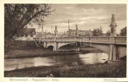 ** T1/T2 Nagyszeben, Hermannstadt, Sibiu; Szeben Híd. Jos. Drotleff / Zibinsbrücke / Bridge Over Cibin River - Ohne Zuordnung