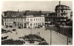 T2 1942 Nagyvárad, Oradea; Bémer Tér, Villamos, Általános Hitelbank, Drogueria, Sorsjegyáruda, Fazekas úri Szabó és Vada - Ohne Zuordnung