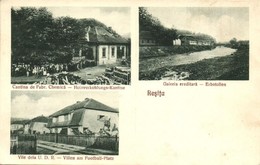 ** T2 1928 Resica, Resita; Cantina De Fabr. Chemica, Vile Dela U.D.R., Galeria Ereditara / Villen Am Football-Platz, Hol - Ohne Zuordnung