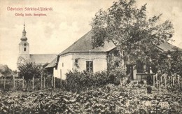 T2/T3 1911 Sárközújlak, Sárköz-Újlak, Livada Mica; Görög Katolikus Templom, Kúria Szőlőskerttel / Church, Villa With  Vi - Non Classés