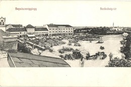 T2 1908 Sepsiszentgyörgy, Sfantu Gheorghe; Szabadság Tér, Piac / Market On The Square - Non Classés